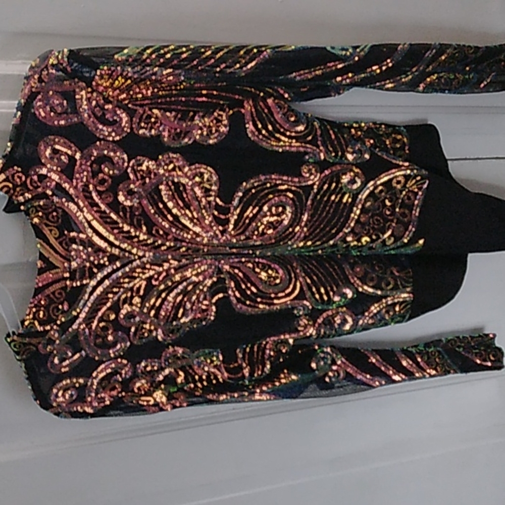 Bodysuit With Sequins